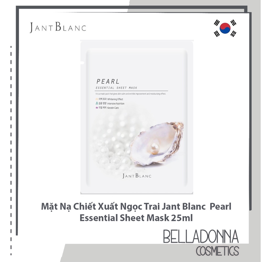 Mặt Nạ Giấy Jant Blanc Collagen Essential Sheet Mask Hàn Quốc 25ml