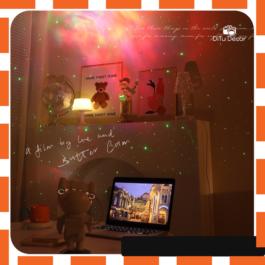 Đèn chiếu sao cực đỉnh, đèn phi hành gia dải ngân hà galaxy siêu chill [TẶNG REMOTE] - DiTu Decor