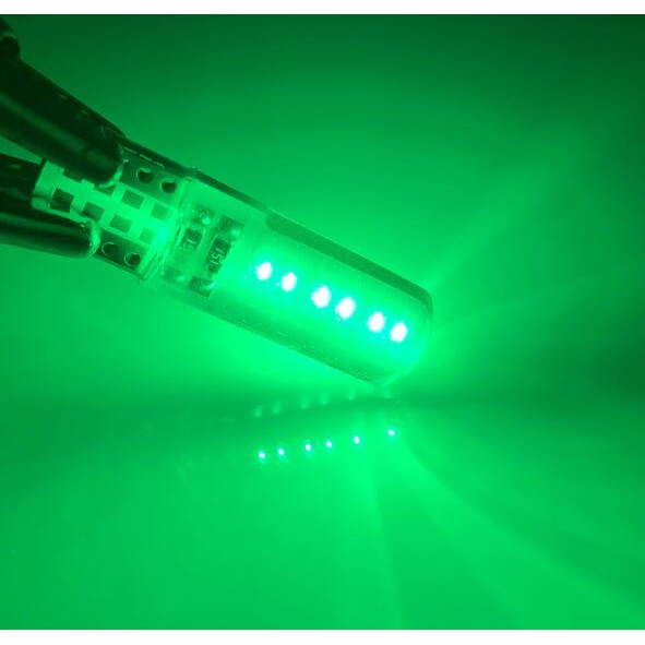 LYMOYO Bóng đèn LED T10 W5W 12SMD T10 DC12V ánh sáng trắng dành cho xe hơi