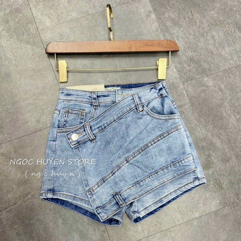 QUẦN SHORT JEANS ĐẮP TÀ