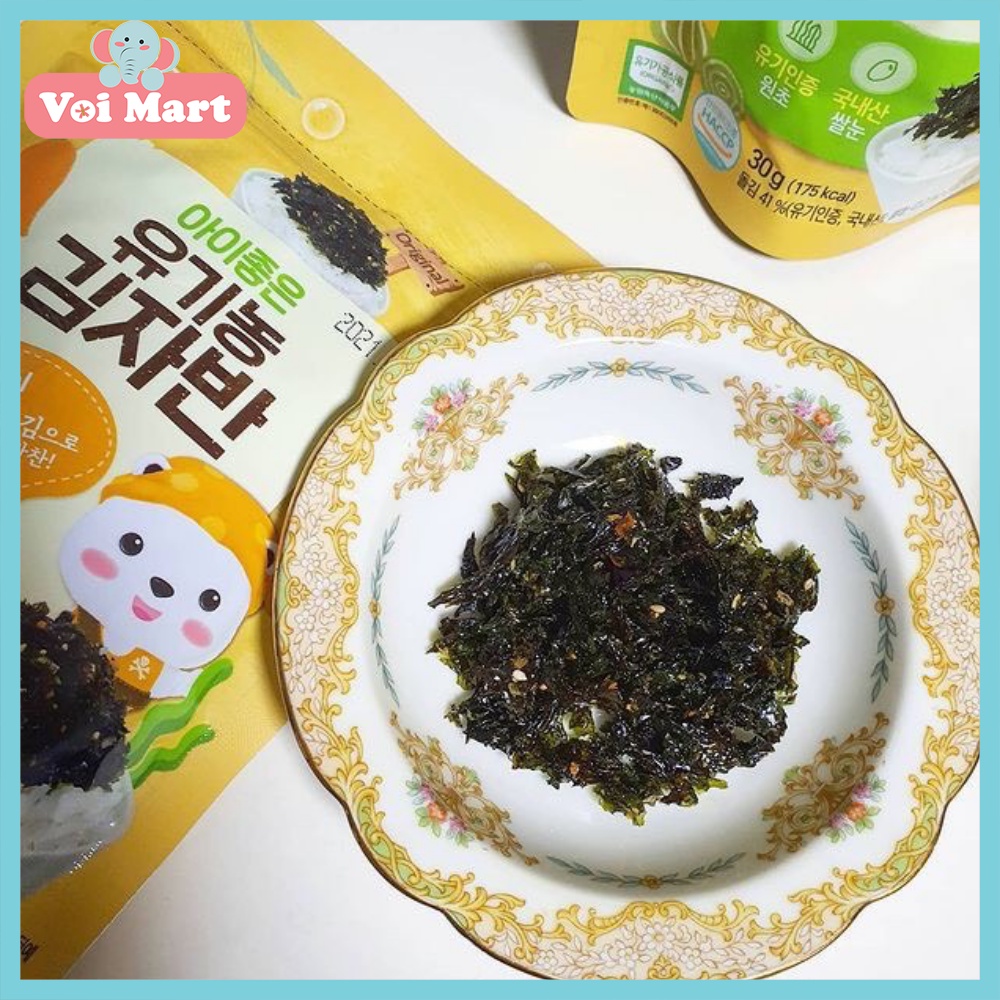 Rong Biển Vụn Rắc Cơm Hàn Quốc Ispoon - Rong Biển Hữu Cơ Nhập Khẩu