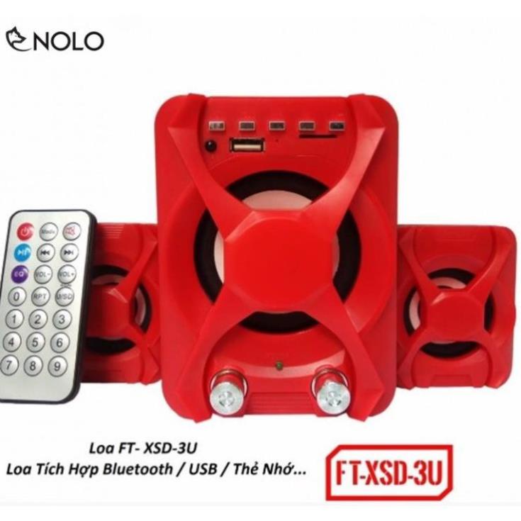 Bộ Loa Bluetooth 2.1 FNT Model XSD 3U Hỗ Trợ Thẻ Nhớ USB Có Remote Điều Khiển Từ Xa