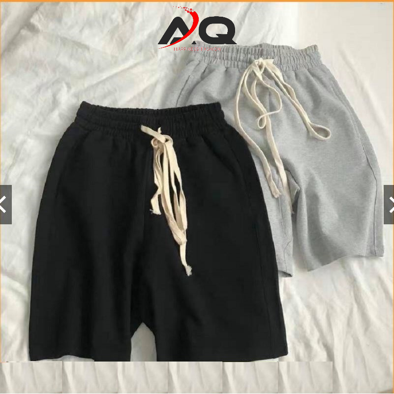 Quần short chất nỉ mềm mịn Quần đùi chất nỉ da cá, Nam nữ đều mặc được Co Giãn 4 Chiều