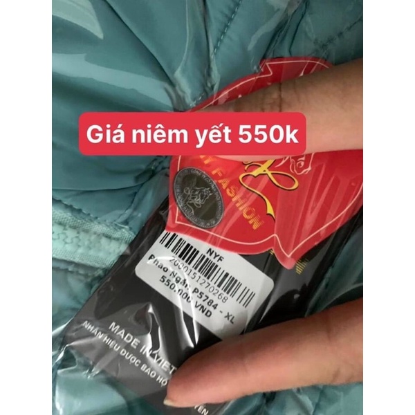 ANU600 - ÁO KHOÁC PHAO NỮ TRƠN MŨ RỜI