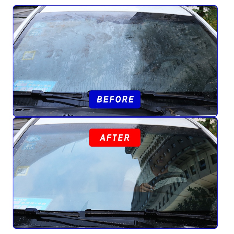 Viên sủi rửa kính xe hơi hiệu ứng lá sen tiện dụng