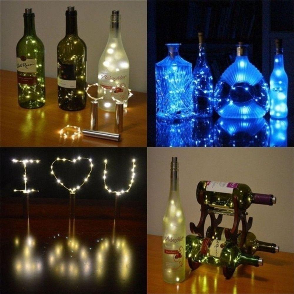 Dây Đèn Led Bằng Đồng Hình Nút Bần Đa Năng Trang Trí Chai Rượu Sinh Nhật / Lễ Hội
