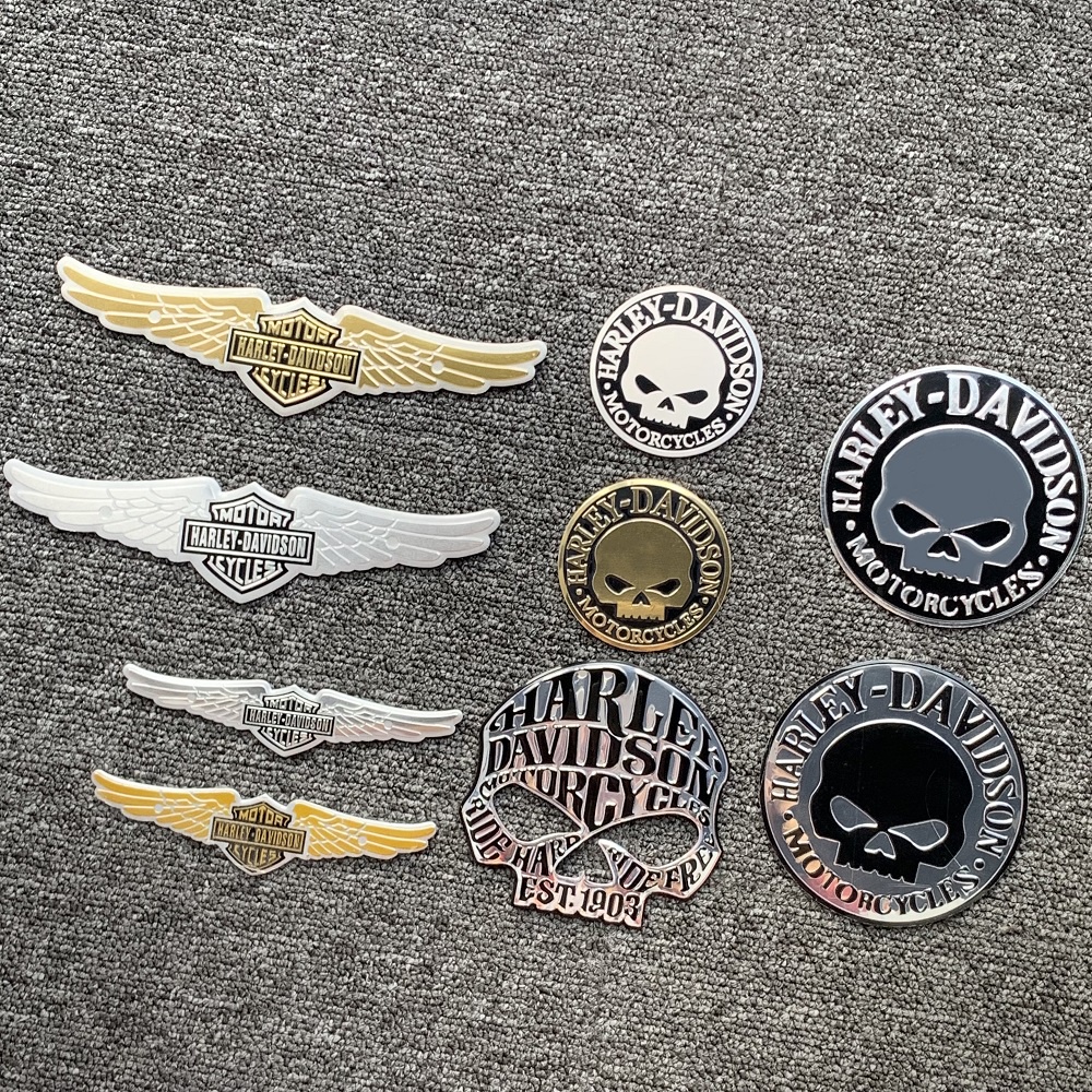 Miếng dán hợp kim nhôm chất lượng cao trang trí xe mô tô Harley