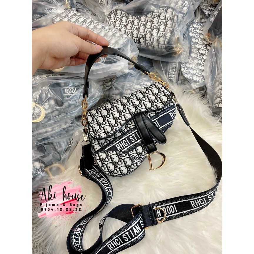 Túi đeo chéo Dior yên ngựa hottrend thời trang cho nữ