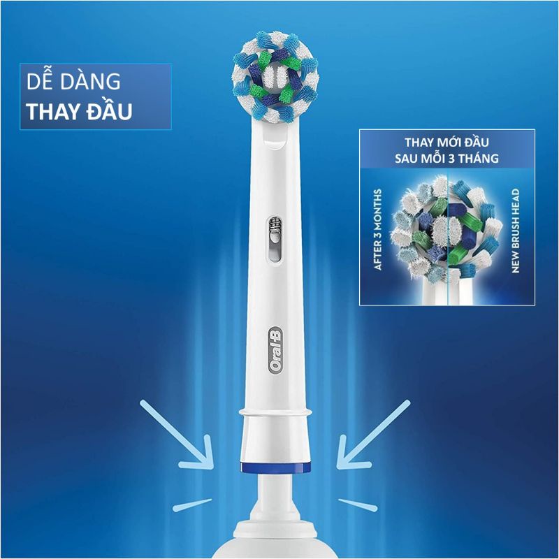 Đầu Bàn Chải Điện Oral-B Braun - Đủ loại đầu thay thế OralB