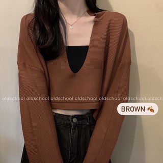 ÁO CROPTOP V ULZZANG (ảnh thật/sẵn)