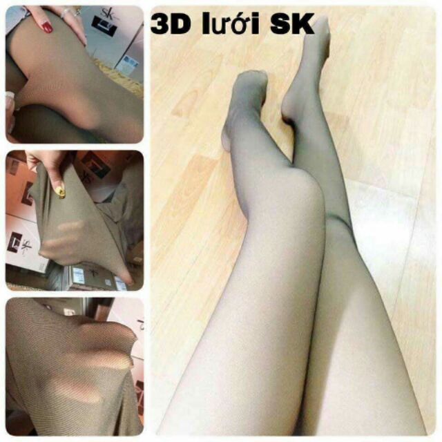 Combo Quần tất 3d lưới