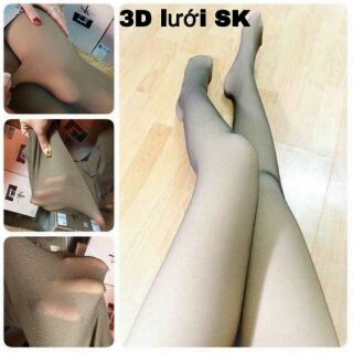 Combo Quần tất 3d lưới