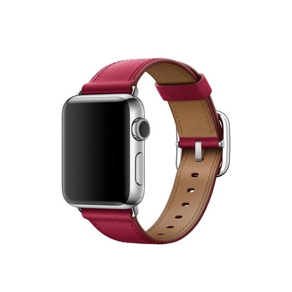 [Chính Hãng]  Dây Đeo Classic Buckle Dành Cho Apple Watch 42/44mm, Dây da bò Classic Buckle Taupe/Berry