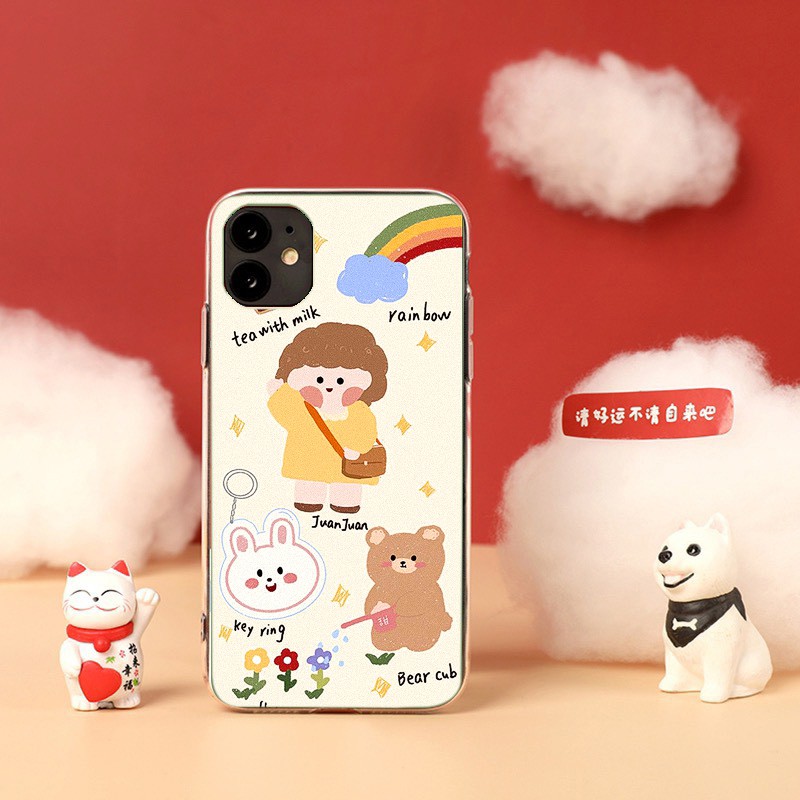 Ốp lưng iphone Cute Girl 6 6S 6Plus 6S Plus 7 8 7Plus 8Plus X XSMax 11 11 Pro 11 ProMax XR - Xưởng Ốp Việt Nam M798