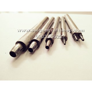 Dụng cụ tạo lỗ tròn trên da, simili, vải