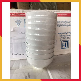 [Sale Khủng] set 10 chiếc bát ăn cơm sứ lohaco