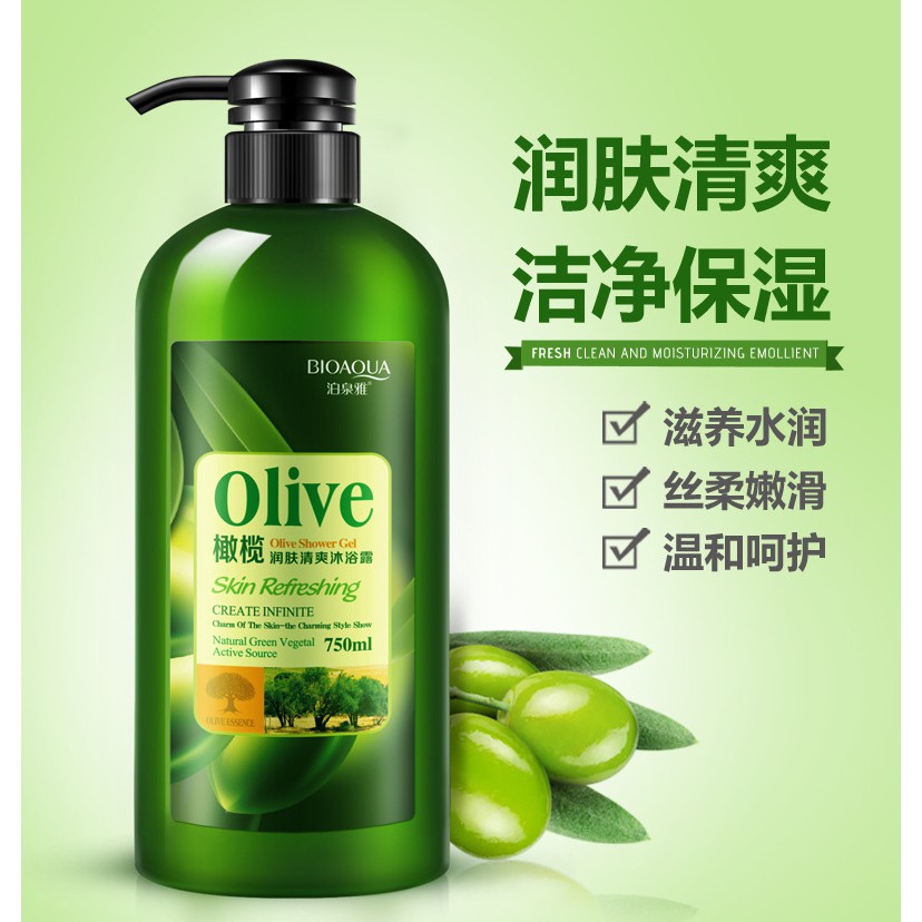 Sữa tắm dưỡng ẩm Olive 750ml