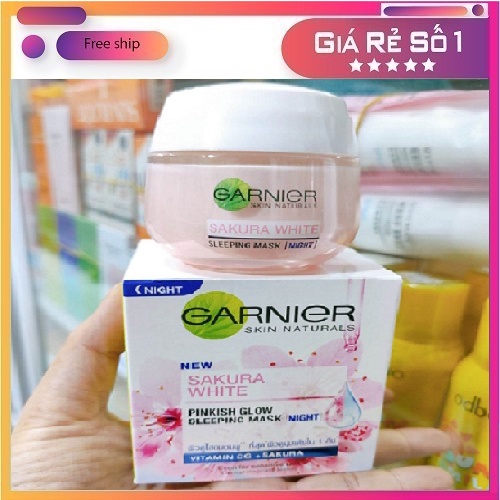 💥🎯FREE SHIP - HÀNG NỘI ĐỊA THÁI🔥👍 Kem Ngày hoặc Đêm Dưỡng Trắng Da Garnier Sakura White