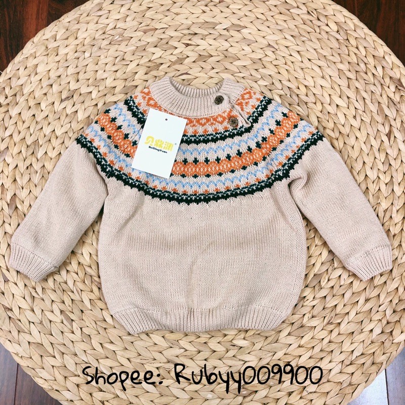 Áo len lót lông bé trai bé gái