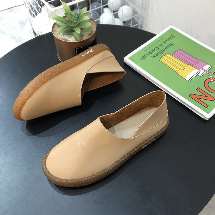 Fashionable PU Leather Two Way Wear Lazyshoes Casual Shoes