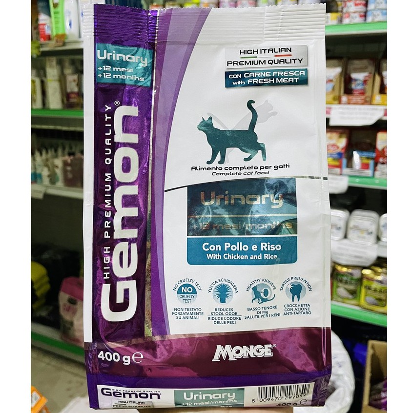 Gemon Urinary 400g - Thức ăn hạt hỗ trợ hệ tiết niệu cho mèo