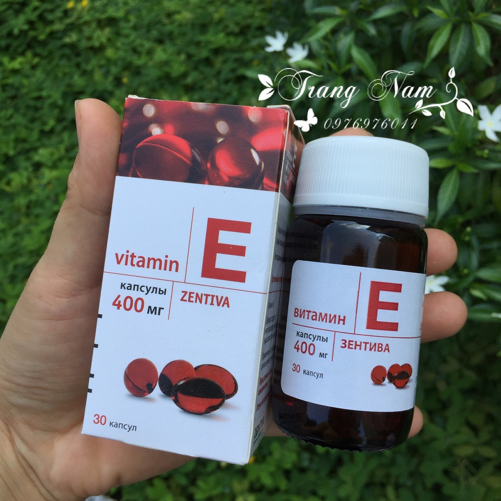 Vitamin E Zentiva đỏ 400 của Nga