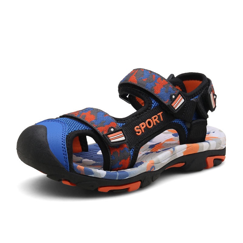 Dép Sandal Sport Bít Mũi Cho Bé Trai, Mẫu Mới 2022 - Hàng Quảng Châu Cao Cấp (1928)
