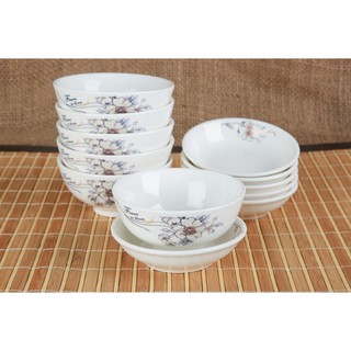 BỘ TÔ CHÉN DĨA SỨ MINH CHÂU 28 MÓN BQ28