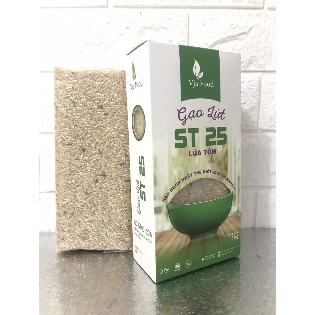 Gạo lứt hữu cơ ST25 lúa tôm - Mềm dẻo, thơm ngon, ngọt lành