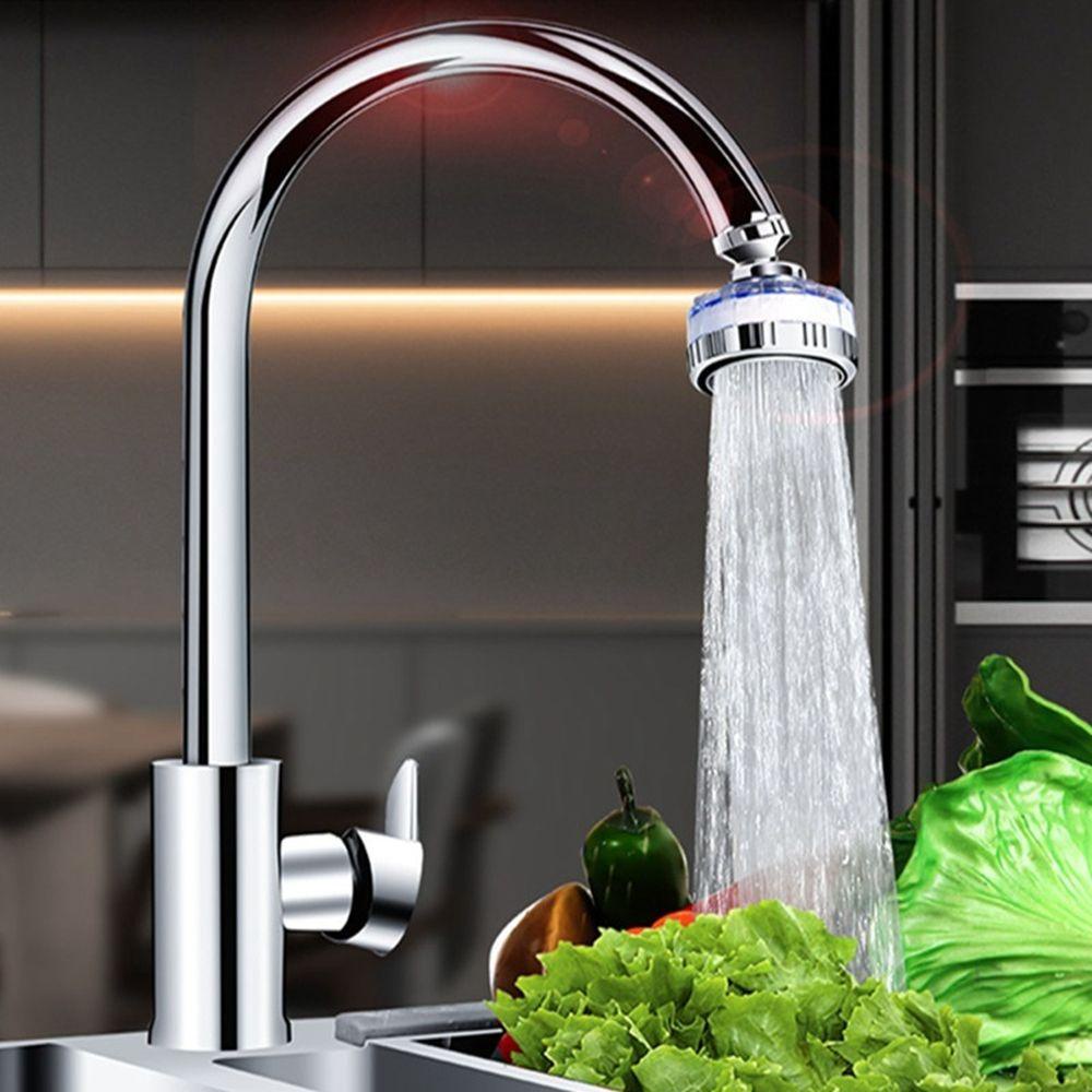Vòi Lọc Tiết Kiệm Nước Bằng Thép Không Gỉ Xoay 360 Độ
