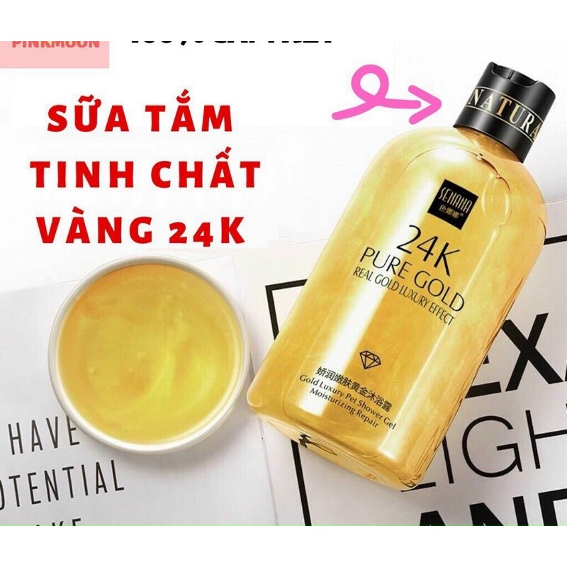 Sữa tắm 24K PURE GOLD trắng da - trẻ hoá làn da