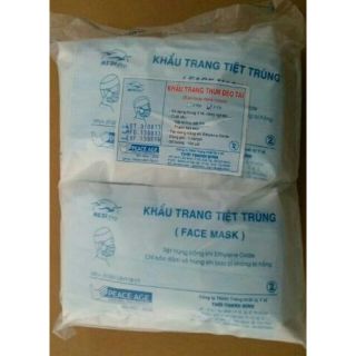 Khẩu trang tiệt trùng Medipro (đóng bịch từng cái. 100 cái)