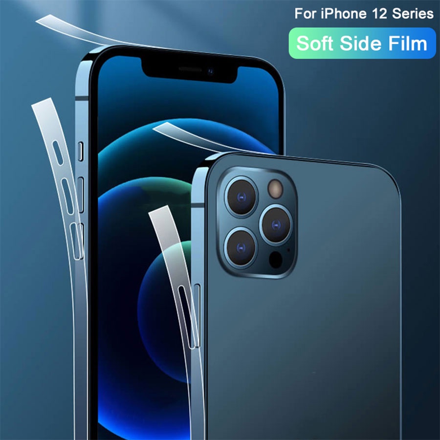 Miếng PPF dán viền bảo vệ cho iPhone 12 13 14 Pro Max 12 13 Mini 14 Plus