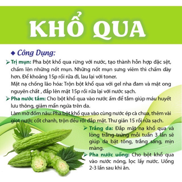 BỘT KHỔ QUA hàng Handmade