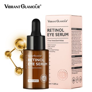 Serum VIBRANT GLAMOUR Collagen Vitamin A Hoạt Tính Tái Tạo Da Mắt Chống Lão Hóa Dưỡng Ẩm Làm Trắng Vùng Da Mắt 30 Ml