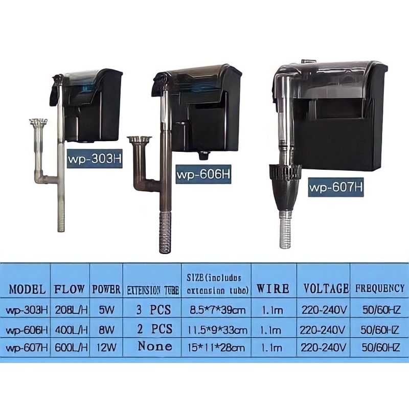 Máy lọc nước hồ cá 8W SOBO 606H dạng thác nước WP-606H