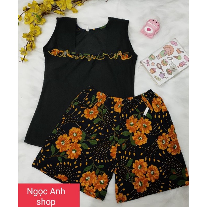 Bộ đùi phối thun solen nhung ,gân tầm ý ,aty loại 1