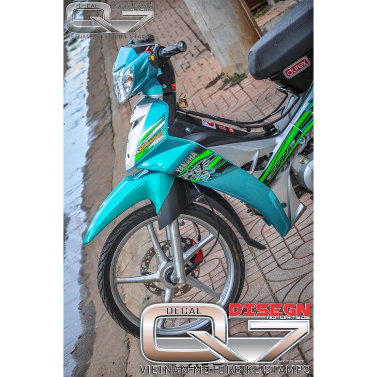 Tem Rời Sirius 110 Xanh Bạc