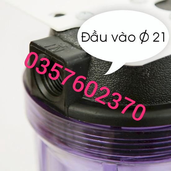 _Bộ lọc nước sinh hoạt - lọc thô  3 cấp ly 10 inch chuẩn sử dụng 3 lõi than CTO