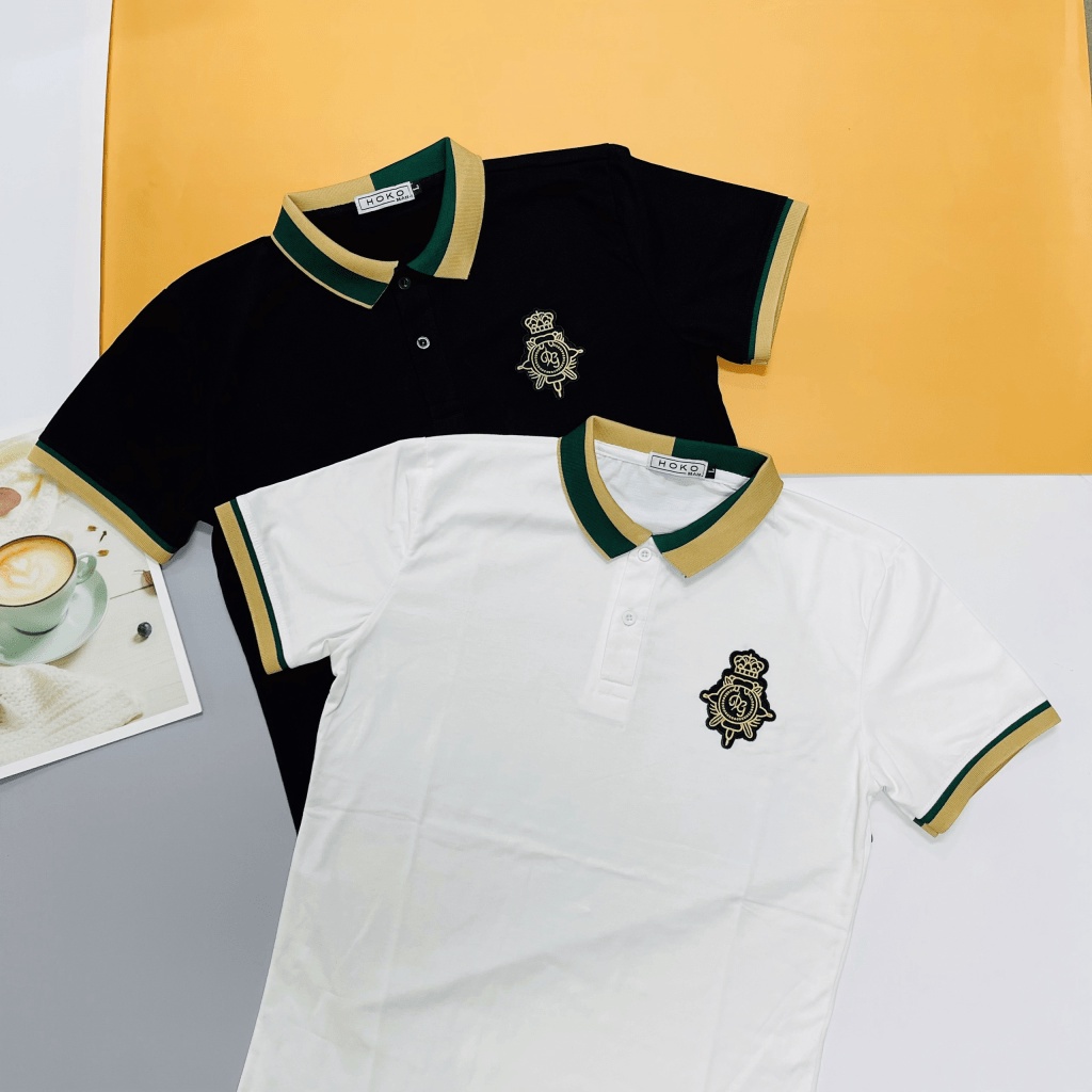 Áo Thun Polo Nam Logo Thêu Logo Vải Cotton Mềm Mát Phong Cách Sang Trọng Lịch Lãm Siêu Đẹp [NEW UNISEX]