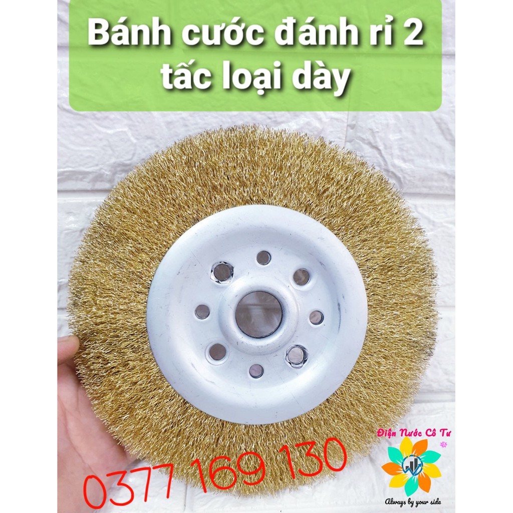 Bánh cước chén cước đánh rỉ 2 tấc loại dày