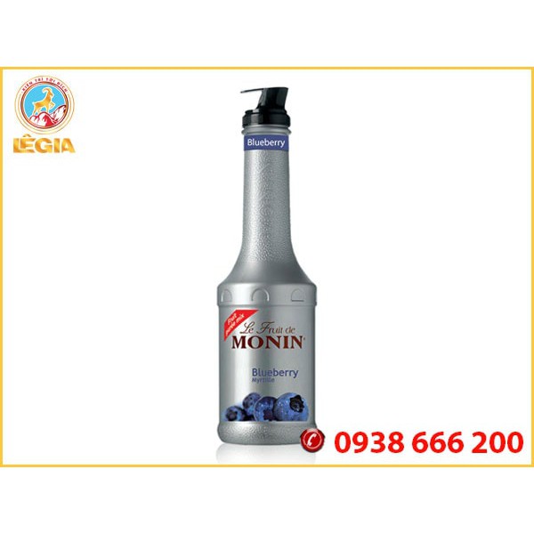 MỨT SỆT VIỆT QUẤT MONIN 1L - LE FRUIT DE MONIN BLUEBERRY