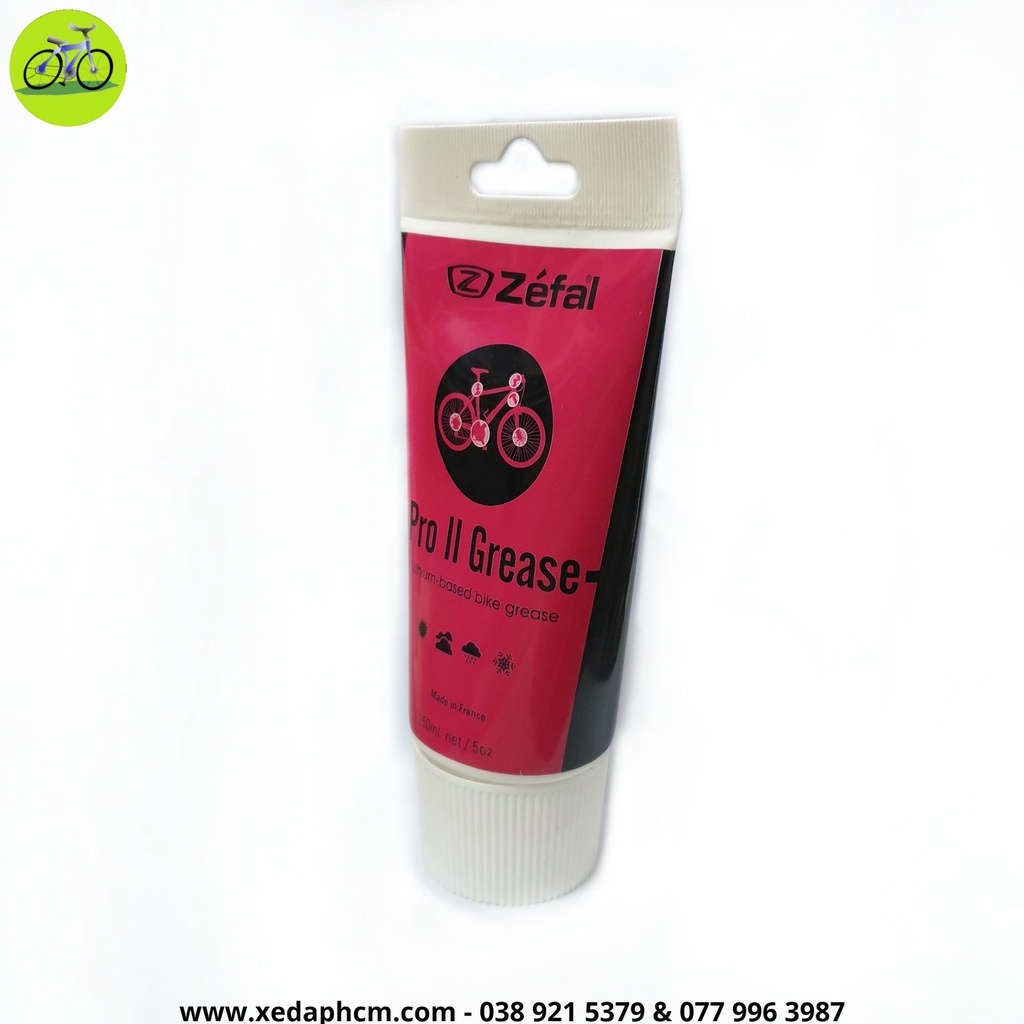 Mỡ Bò Chịu Nhiệt Bôi Trơn Trắng Zéfal Pro II Greas 150ml