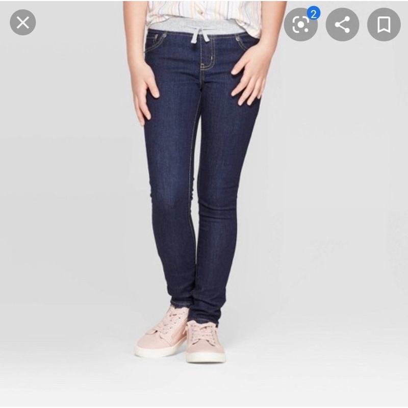 Quần jean dài bé gái