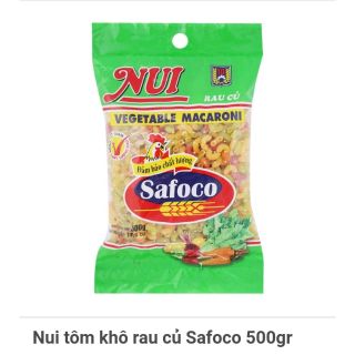 Nui tôm khô rau củ Safoco 500 gr