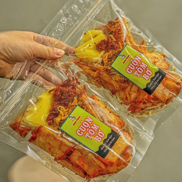 Bánh Tráng Cuộn Tôm Bơ PIKA SNACK siêu đẫm sốt bơ béo ngậy _ Ăn Vặt Hà Nội_BTCTOMBO