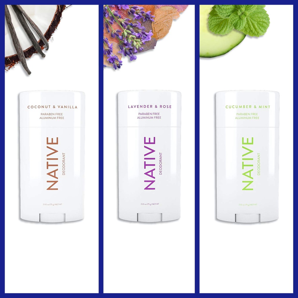 Native Deodorant Citrus & Herbal Musk - Lăn khử mùi hương cam chanh 75g