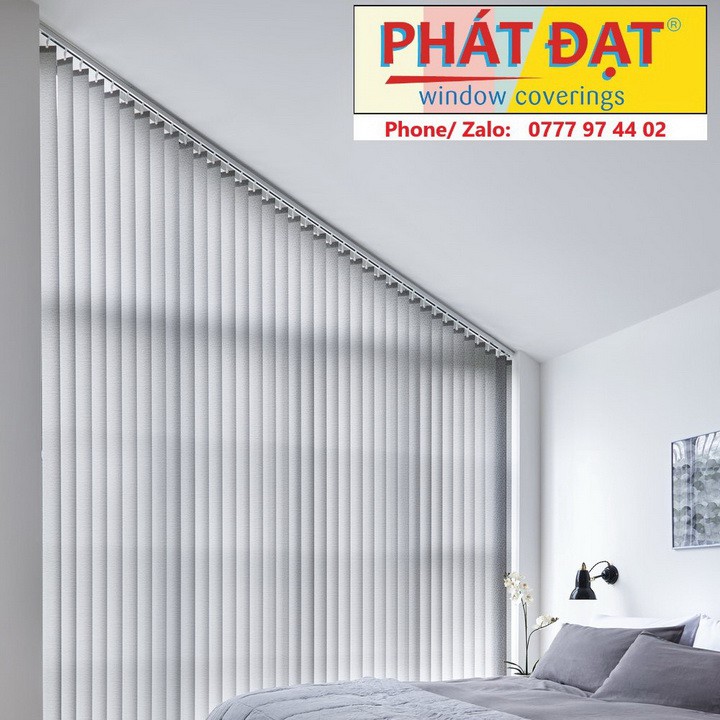 Màn lá, Rèm sáo lá, VẢI TRƠN, 4 màu, lá 90mm, nhận gia công theo yêu cầu