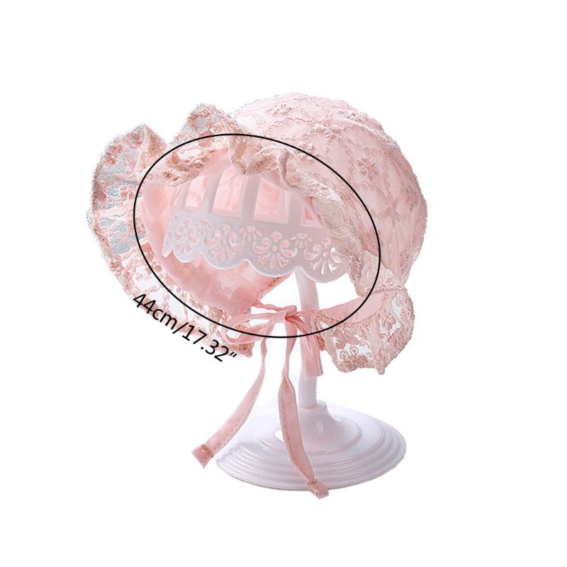 Mũ phối ren sử dụng khi chụp ảnh dành cho bé sơ sinh