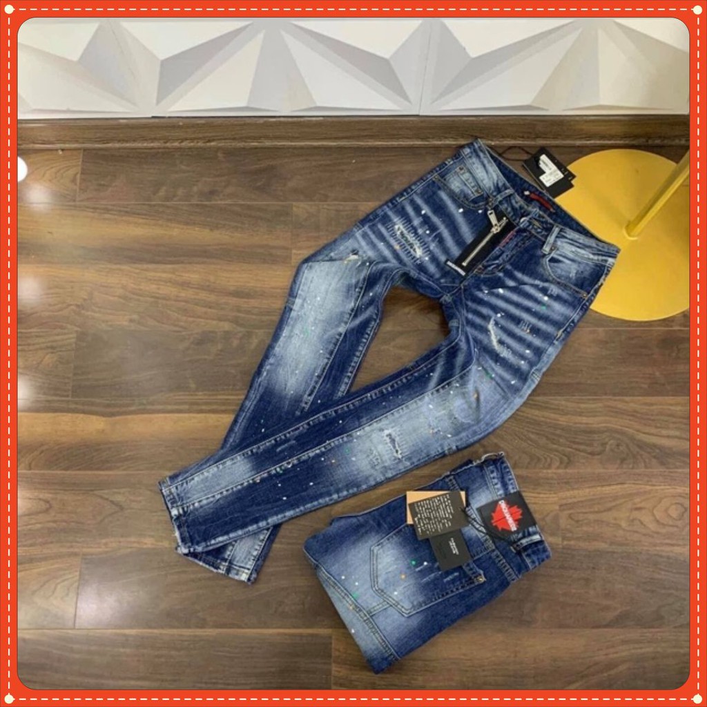 Quần bò côn vảy sơn khoá lêch màu xanh cực đẹp 🌺 . . . ⇼ new * : new